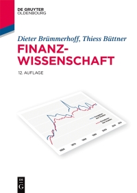 Cover image: Finanzwissenschaft 12th edition 9783110530742