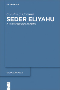 Cover image: Seder Eliyahu 1st edition 9783110529425