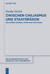 صورة الغلاف: Zwischen Chiliasmus und Staatsräson 1st edition 9783110529654
