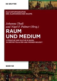 صورة الغلاف: Raum und Medium 1st edition 9783110531411