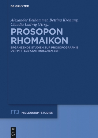 Cover image: Prosopon Rhomaikon 1st edition 9783110532180