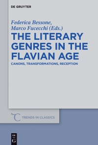 Imagen de portada: The Literary Genres in the Flavian Age 1st edition 9783110533224