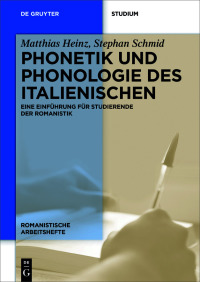 Cover image: Phonetik und Phonologie des Italienischen 1st edition 9783110533996