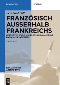 Cover image: Französisch außerhalb Frankreichs 2nd edition 9783110533460