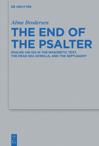 Omslagafbeelding: The End of the Psalter 1st edition 9783110534764
