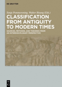 Cover image: Classification from Antiquity to Modern Times 1st edition 9783110536126