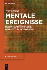 صورة الغلاف: Mentale Ereignisse 1st edition 9783110537055