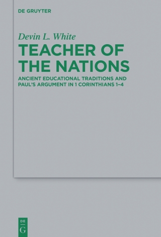 Omslagafbeelding: Teacher of the Nations 1st edition 9783110537857