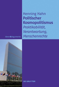 Cover image: Politischer Kosmopolitismus 1st edition 9783110538496