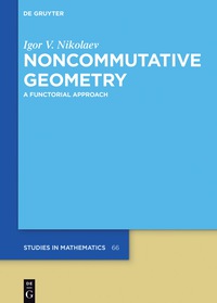 Cover image: Noncommutative Geometry 1st edition 9783110543179