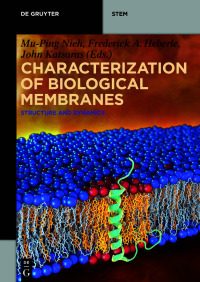 Cover image: Characterization of Biological Membranes 1st edition 9783110544640