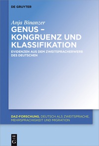 Imagen de portada: Genus – Kongruenz und Klassifikation 1st edition 9783110546279