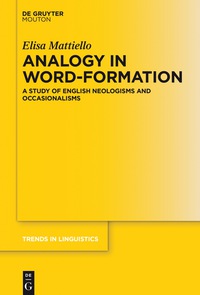 Imagen de portada: Analogy in Word-formation 1st edition 9783110548594
