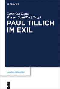 Imagen de portada: Paul Tillich im Exil 1st edition 9783110500646