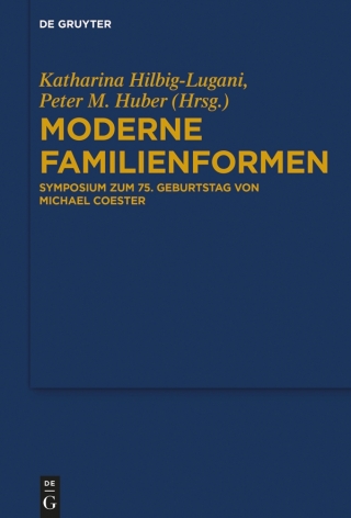 Cover image: Moderne Familienformen 1st edition 9783110551778