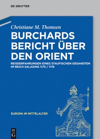 Omslagafbeelding: Burchards Bericht über den Orient 1st edition 9783110553550