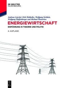 表紙画像: Energiewirtschaft 4th edition 9783110556322