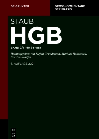 Imagen de portada: §§ 84-88a 6th edition 9783110552751