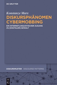 صورة الغلاف: Diskursphänomen Cybermobbing 1st edition 9783110559064