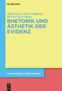 Cover image: Rhetorik und Ästhetik der Evidenz 1st edition 9783110560480