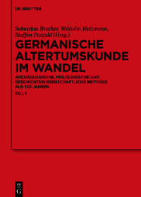 Cover image: Germanische Altertumskunde im Wandel 1st edition 9783110561852