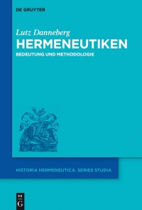 Cover image: Hermeneutiken 1st edition 9783110563467