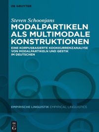 Cover image: Modalpartikeln als multimodale Konstruktionen 1st edition 9783110563313