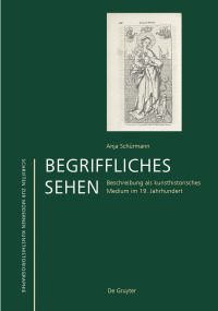 Cover image: Begriffliches Sehen 1st edition 9783110564235