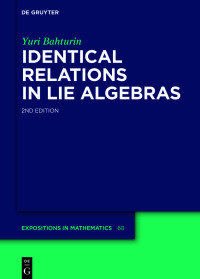 Immagine di copertina: Identical Relations in Lie Algebras 1st edition 9783110565577