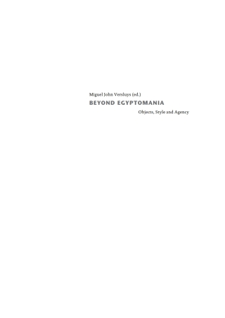 Imagen de portada: Beyond Egyptomania 1st edition 9783110564259