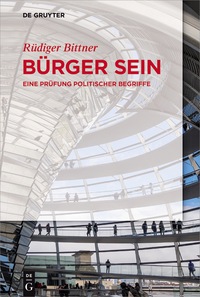 صورة الغلاف: Bürger sein 1st edition 9783110567588