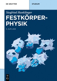 Cover image: Festkörperphysik 5th edition 9783110567748