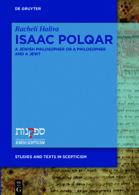 Titelbild: Isaac Polqar – A Jewish Philosopher or a Philosopher and a Jew? 1st edition 9783110568752