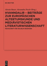 Immagine di copertina: Hvanndalir – Beiträge zur europäischen Altertumskunde und mediävistischen Literaturwissenschaft 1st edition 9783110562842