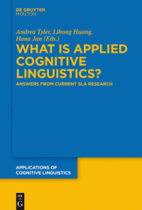 Imagen de portada: What is Applied Cognitive Linguistics? 1st edition 9783110569711