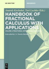 Imagen de portada: Fractional Differential Equations 1st edition 9783110570823