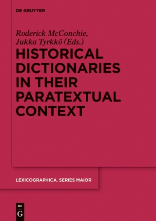 Cover image: Historical Dictionaries in their Paratextual Context 1st edition 9783110572865