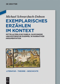 Imagen de portada: Exemplarisches Erzählen im Kontext 1st edition 9783110577402