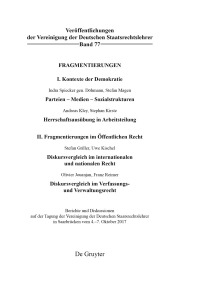 صورة الغلاف: Fragmentierungen 1st edition 9783110579574