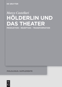 صورة الغلاف: Hölderlin und das Theater 1st edition 9783110583328