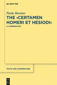 Titelbild: The ›Certamen Homeri et Hesiodi‹ 1st edition 9783110582840