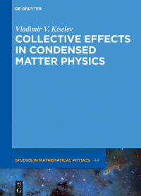 Titelbild: Collective Effects in Condensed Matter Physics 1st edition 9783110585094