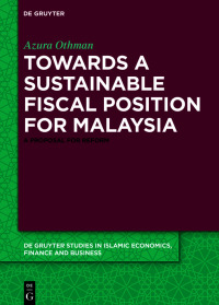Omslagafbeelding: Towards a Sustainable Fiscal Position for Malaysia 1st edition 9783110587791