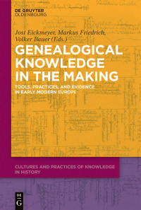 Cover image: Genealogical Knowledge in the Making 1st edition 9783110589955