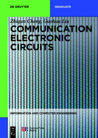 表紙画像: Communication Electronic Circuits 1st edition 9783110595383