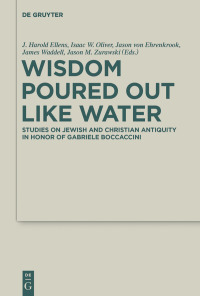 表紙画像: Wisdom Poured Out Like Water 1st edition 9783110595888