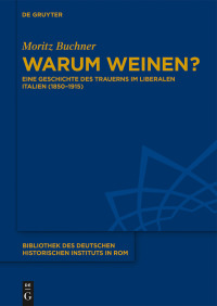 Immagine di copertina: Warum weinen? 1st edition 9783110595659
