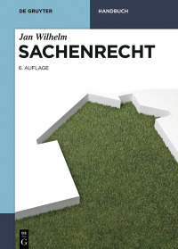 Cover image: Sachenrecht 6th edition 9783110596397