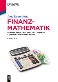 Imagen de portada: Finanzmathematik 6th edition 9783110587371