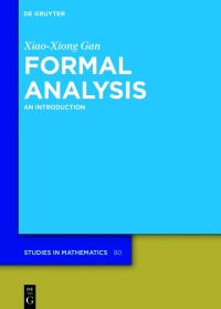 Titelbild: Formal Analysis 1st edition 9783110597851